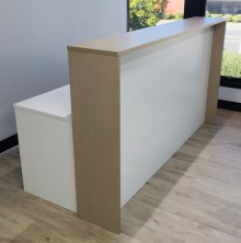 Axis 18 Custom Made Single Face Front Facade Reception Desk